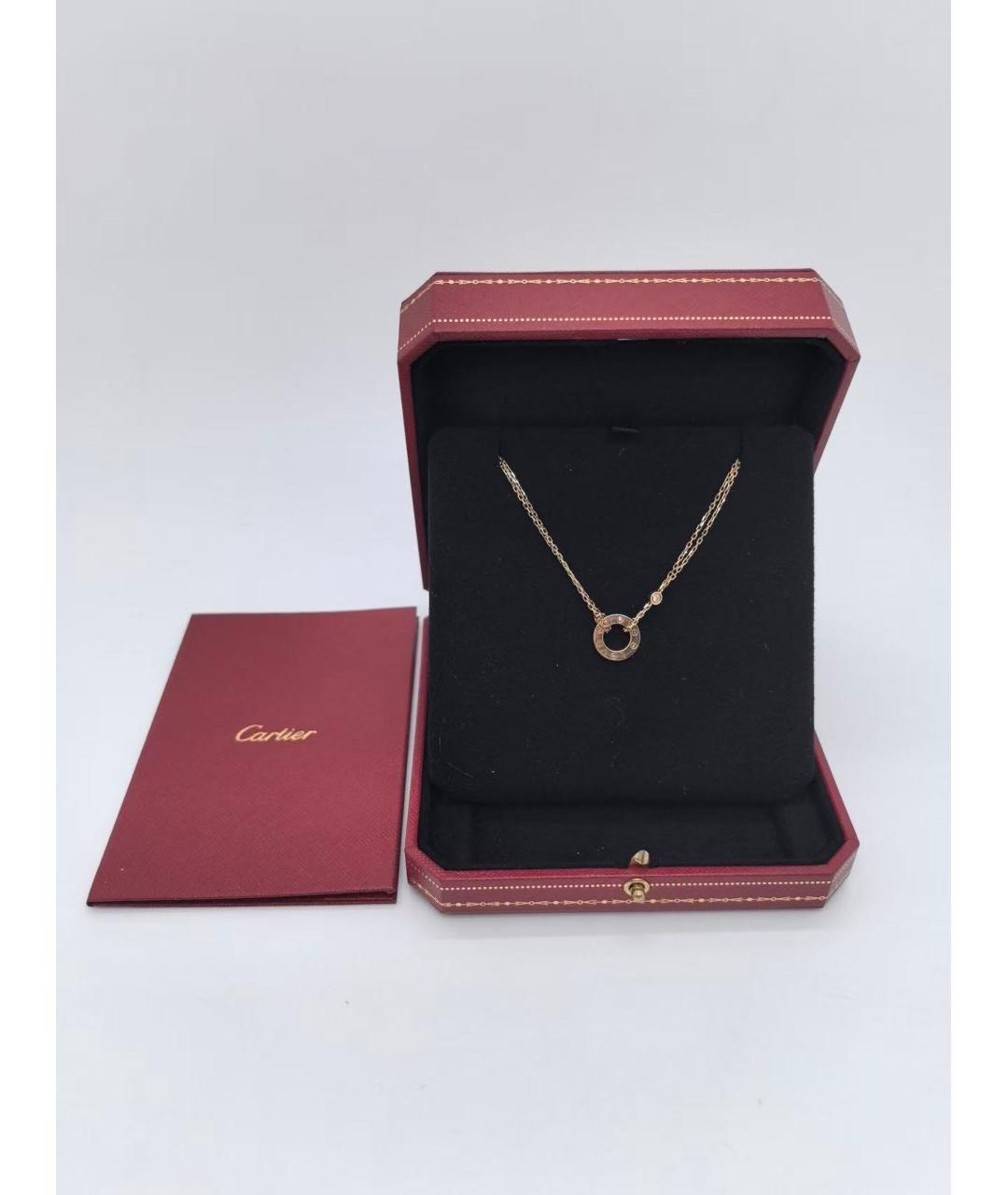 CARTIER Золотое колье из розового золота, фото 4