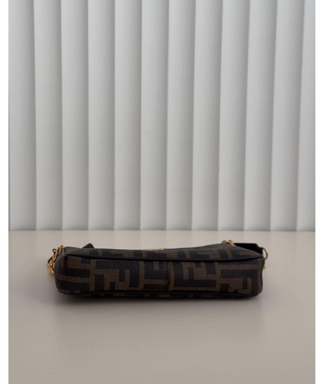 FENDI Коричневая сумка через плечо, фото 7