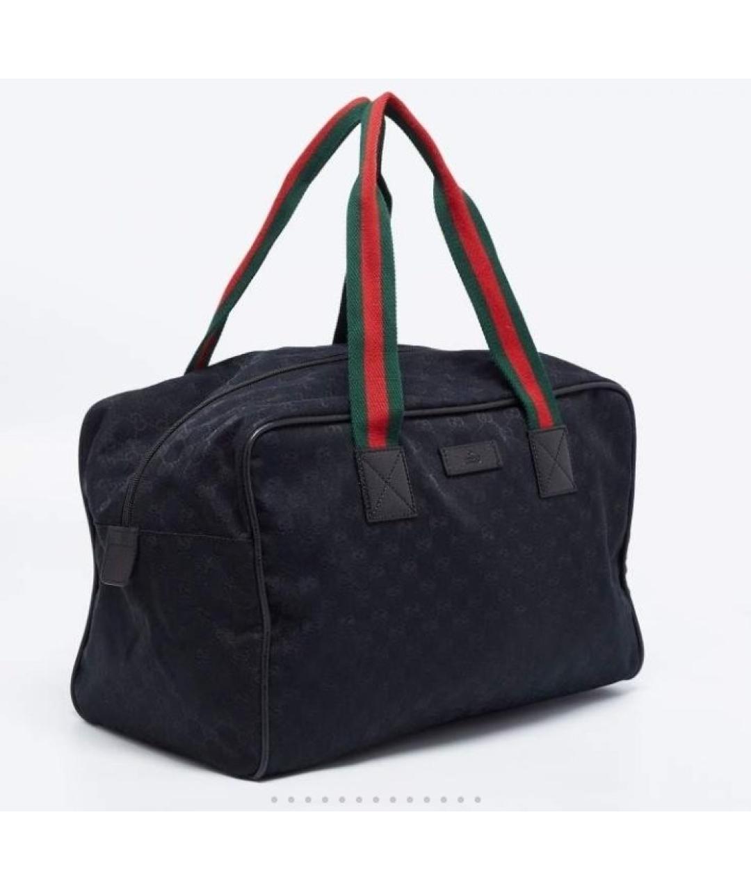 GUCCI Черная дорожная/спортивная сумка, фото 3