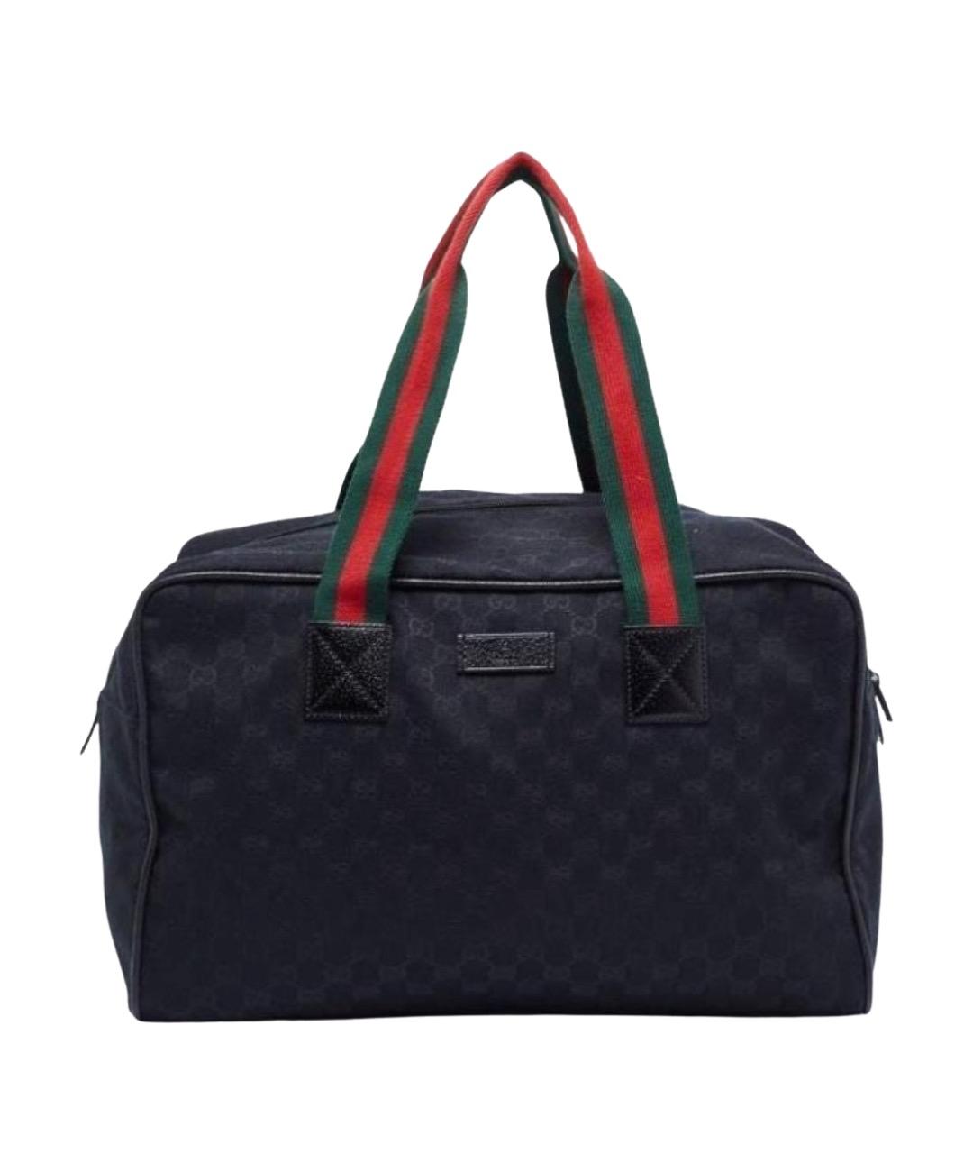 GUCCI Черная дорожная/спортивная сумка, фото 1