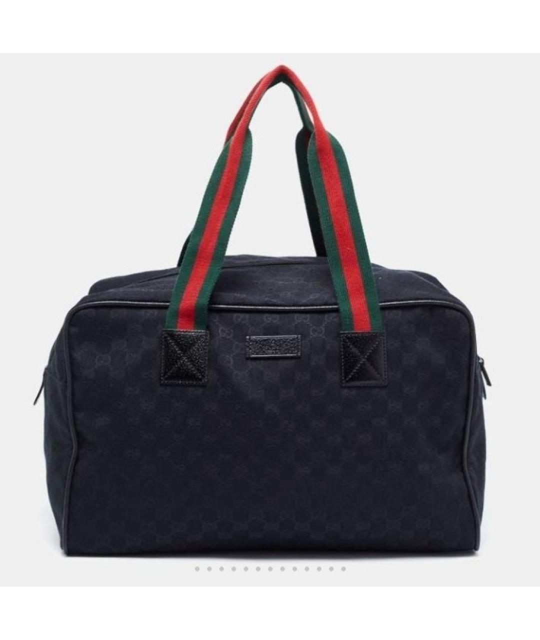 GUCCI Черная дорожная/спортивная сумка, фото 8