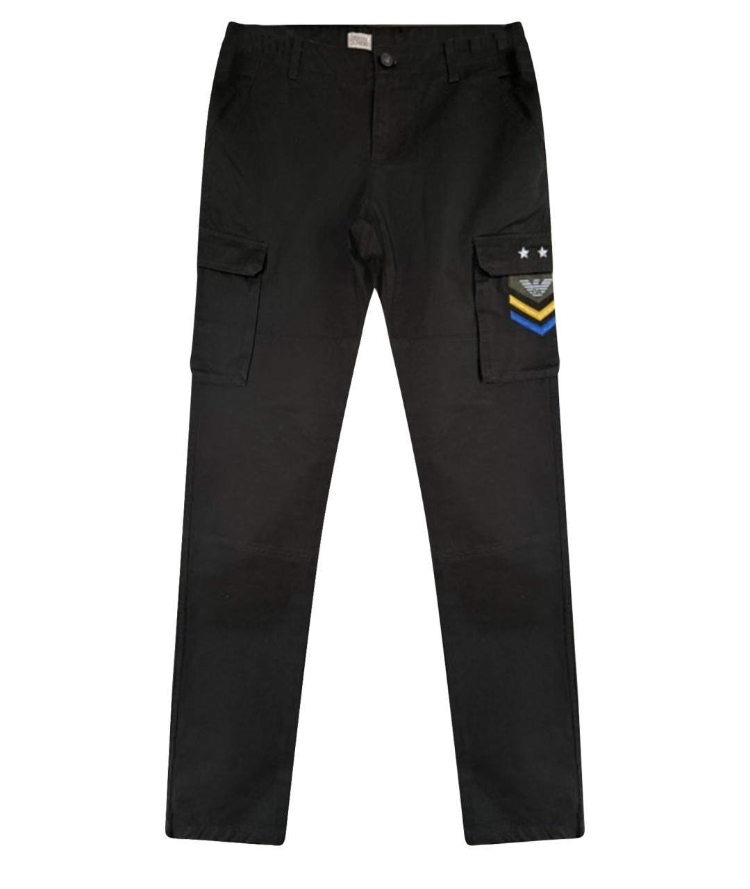 ARMANI JUNIOR Хаки хлопковые брюки и шорты, фото 1