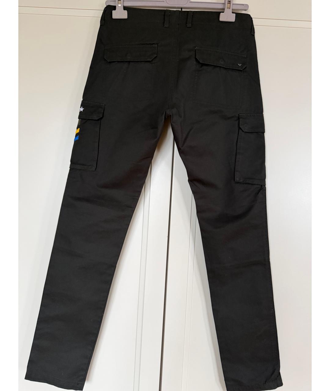 ARMANI JUNIOR Хаки хлопковые брюки и шорты, фото 2