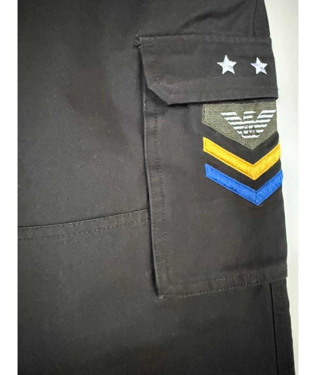 ARMANI JUNIOR Хаки хлопковые брюки и шорты, фото 6