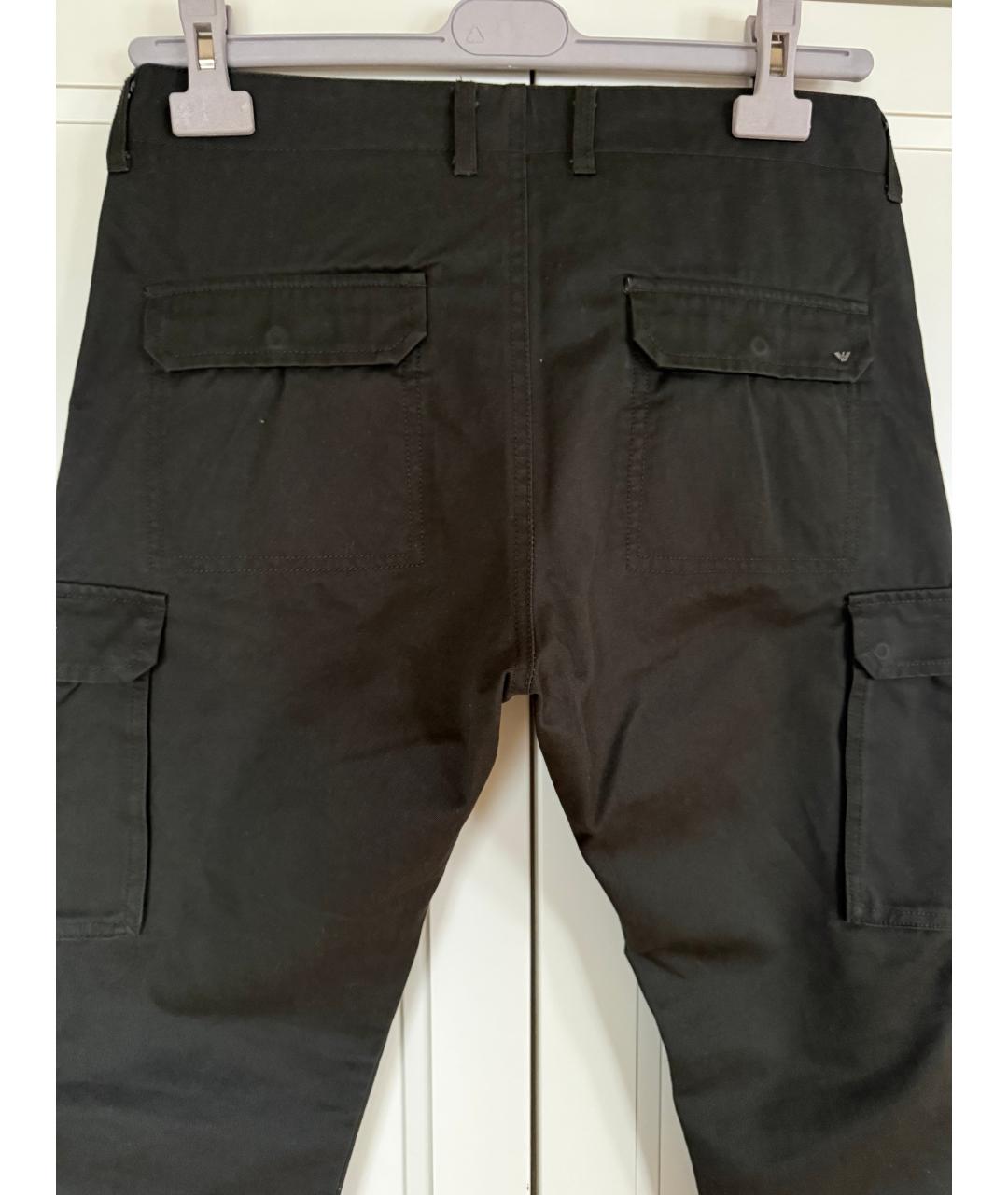 ARMANI JUNIOR Хаки хлопковые брюки и шорты, фото 3