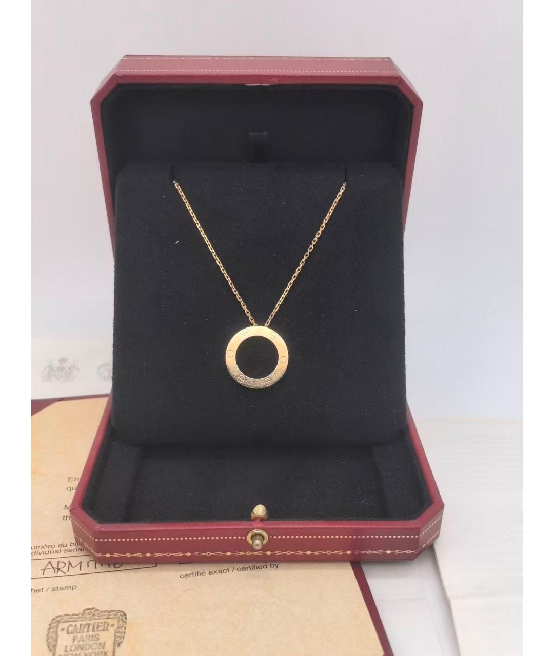 CARTIER Золотое колье из розового золота, фото 2