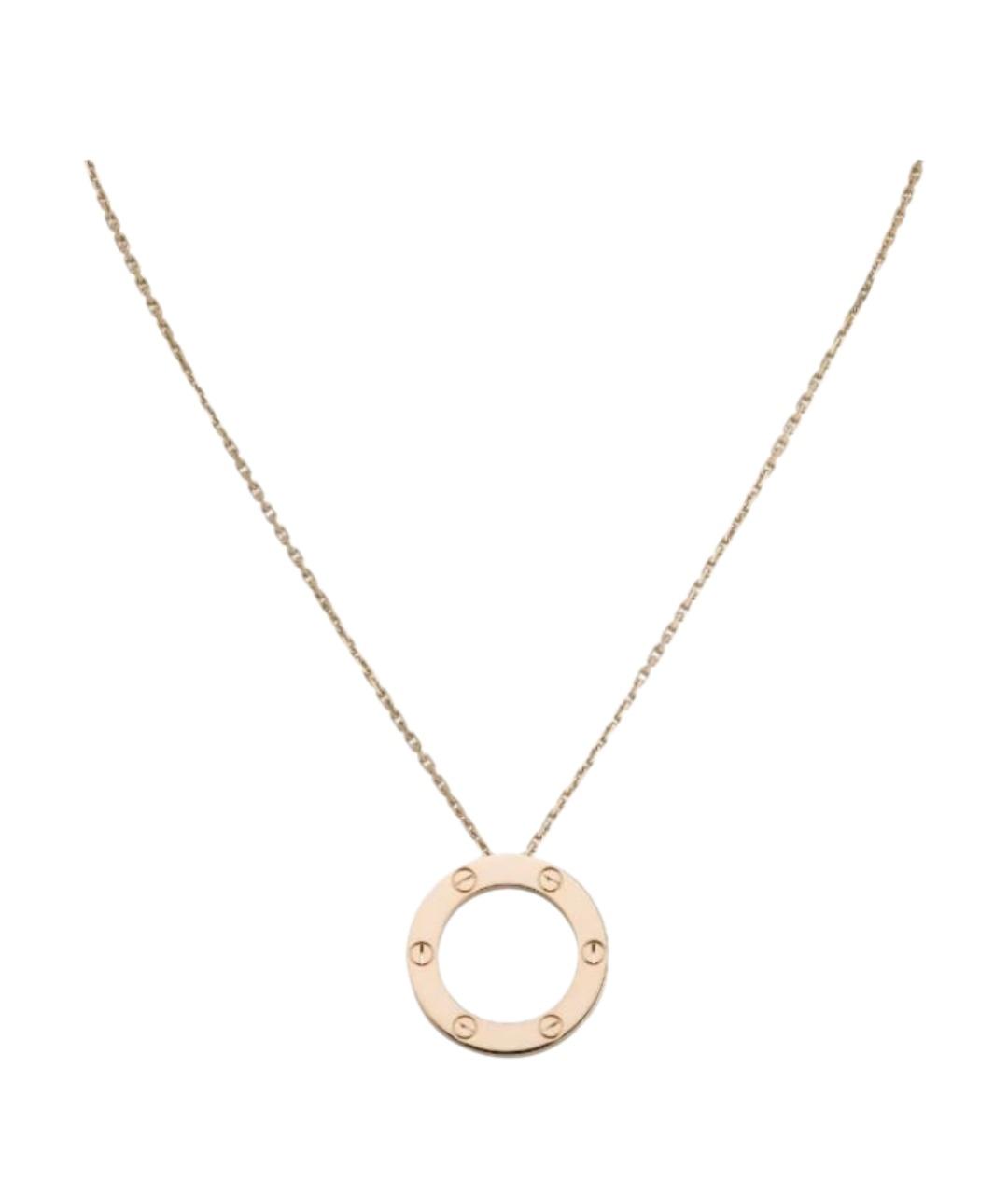 CARTIER Золотое колье из розового золота, фото 1