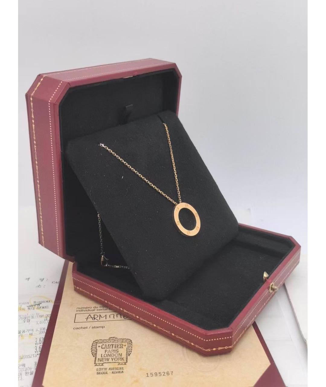 CARTIER Золотое колье из розового золота, фото 3