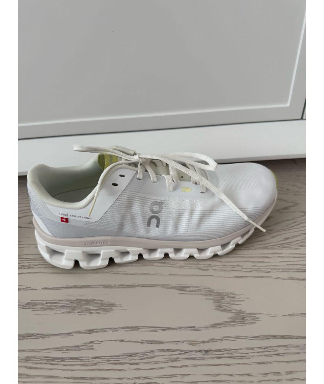 ON Белые текстильные кроссовки, фото 5