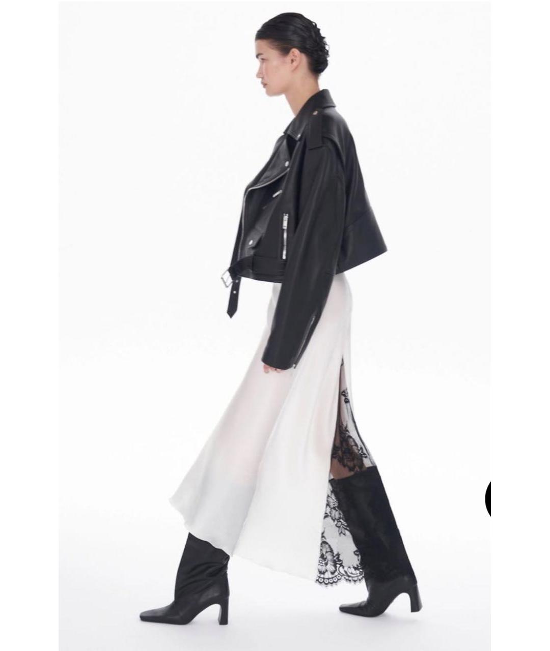 PERVERT Черная кожаная куртка, фото 7