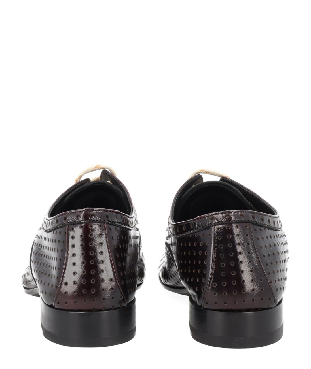 DRIES VAN NOTEN Коричневые кожаные туфли, фото 3