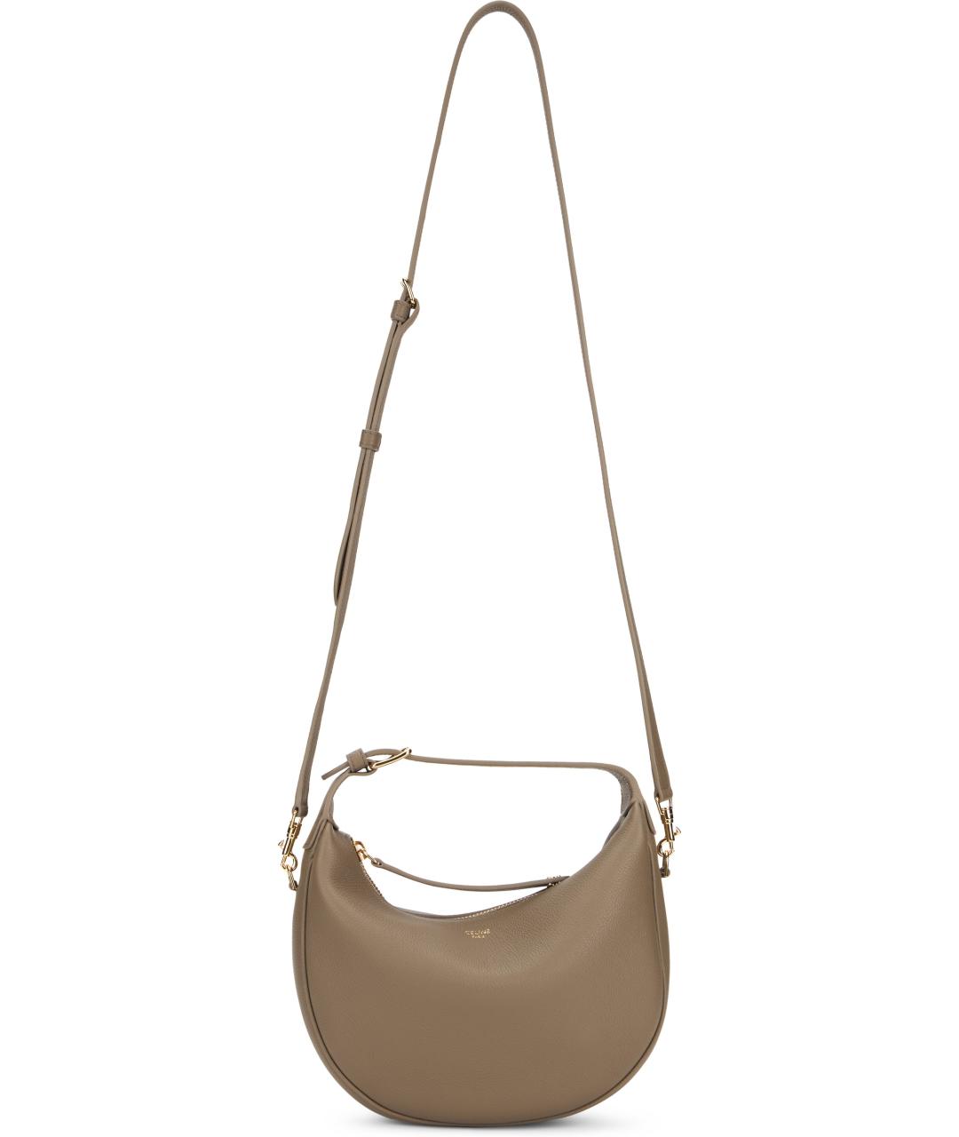 CELINE Бежевая сумка с короткими ручками, фото 5