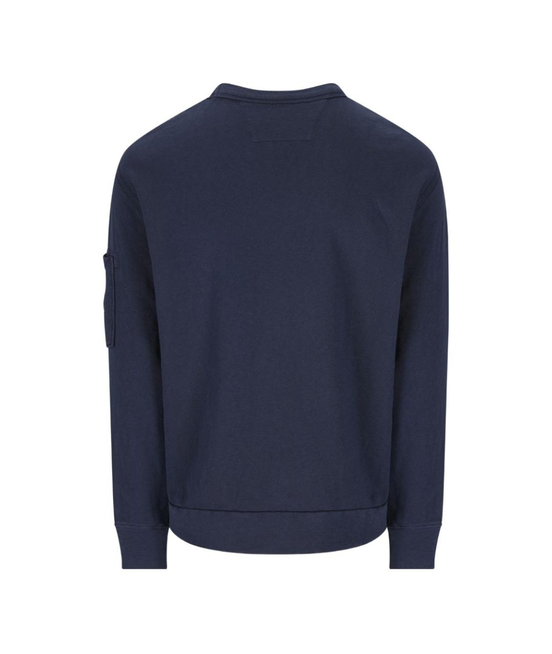 CP COMPANY Синий хлопковый джемпер / свитер, фото 3