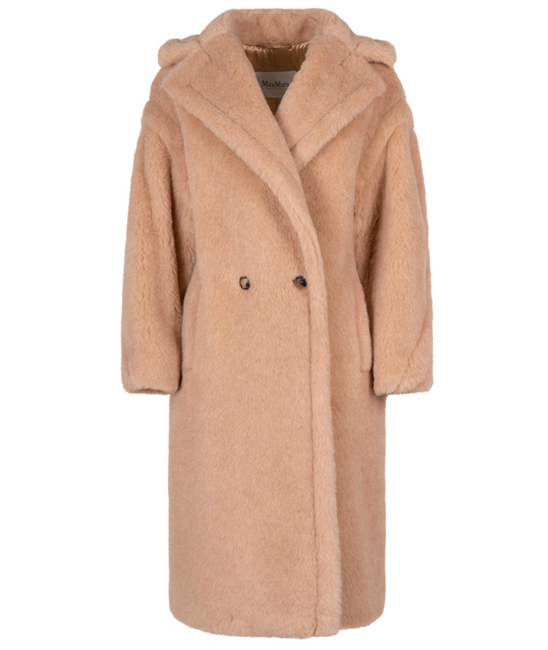 MAX MARA Бежевое шерстяное пальто, фото 1