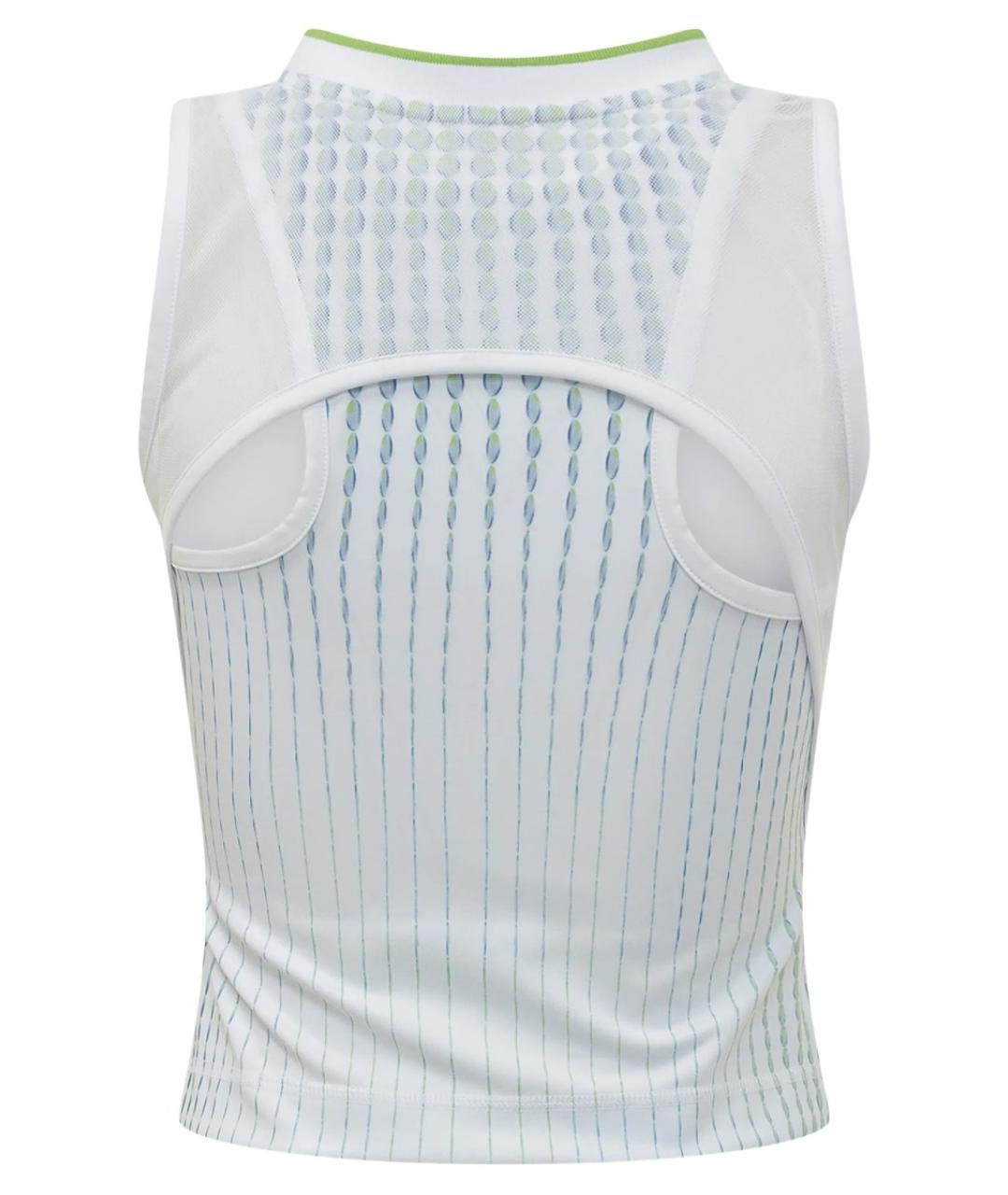 CASABLANCA Голубая полиэстеровая майка, фото 3