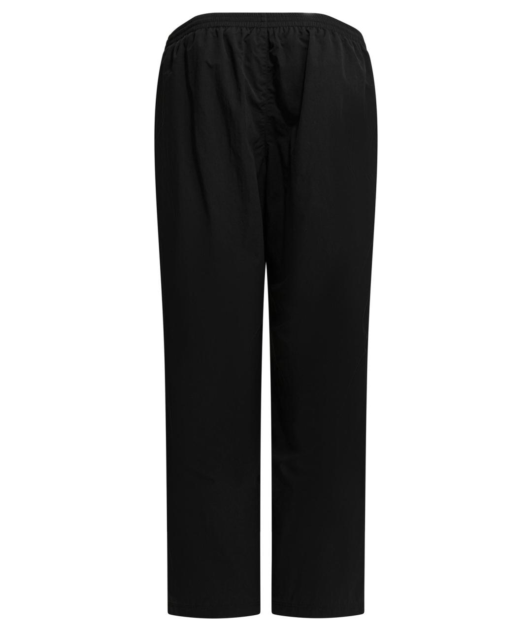 BALENCIAGA Черные полиамидовые повседневные брюки, фото 2