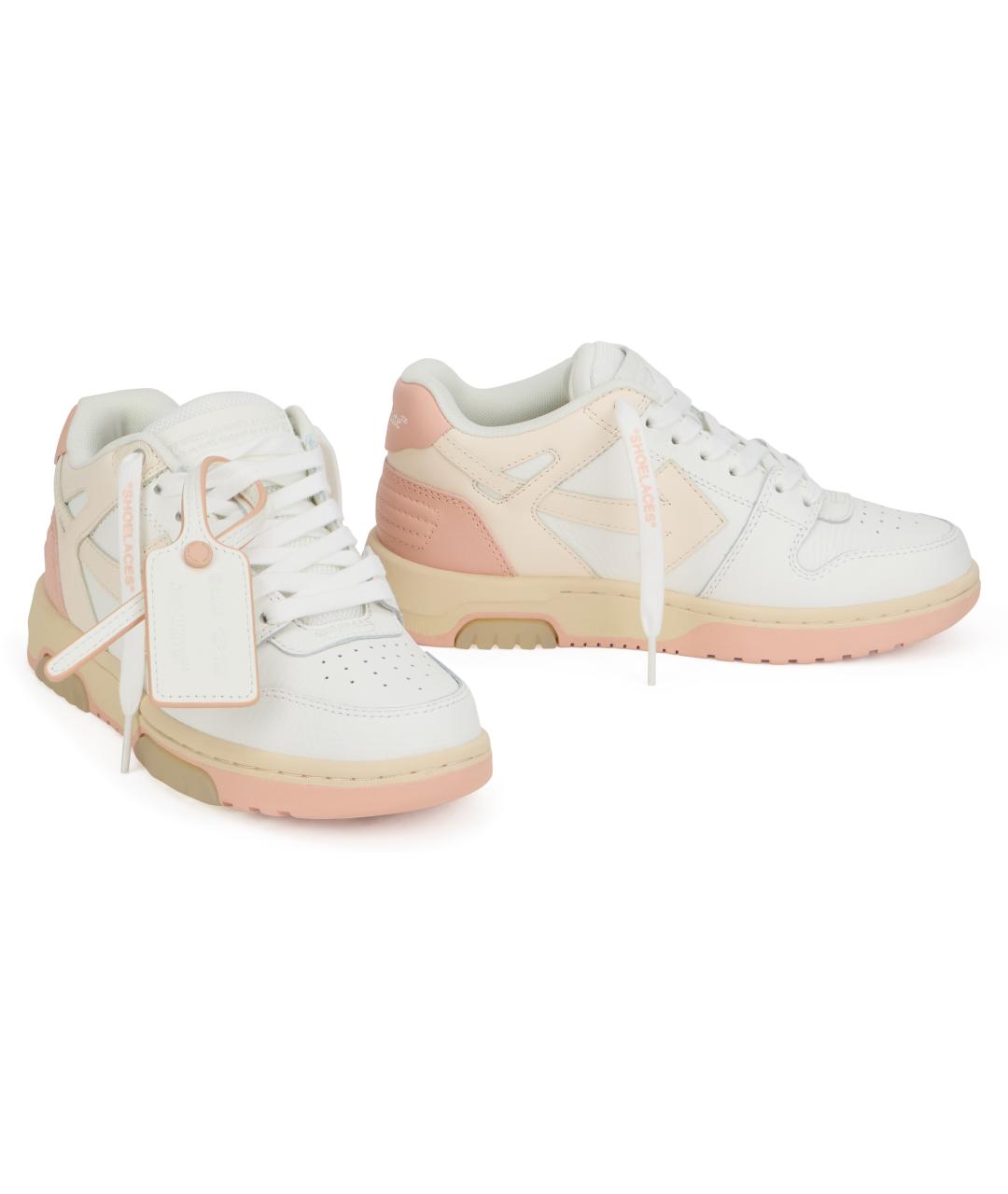 OFF-WHITE Мульти кожаные кроссовки, фото 3