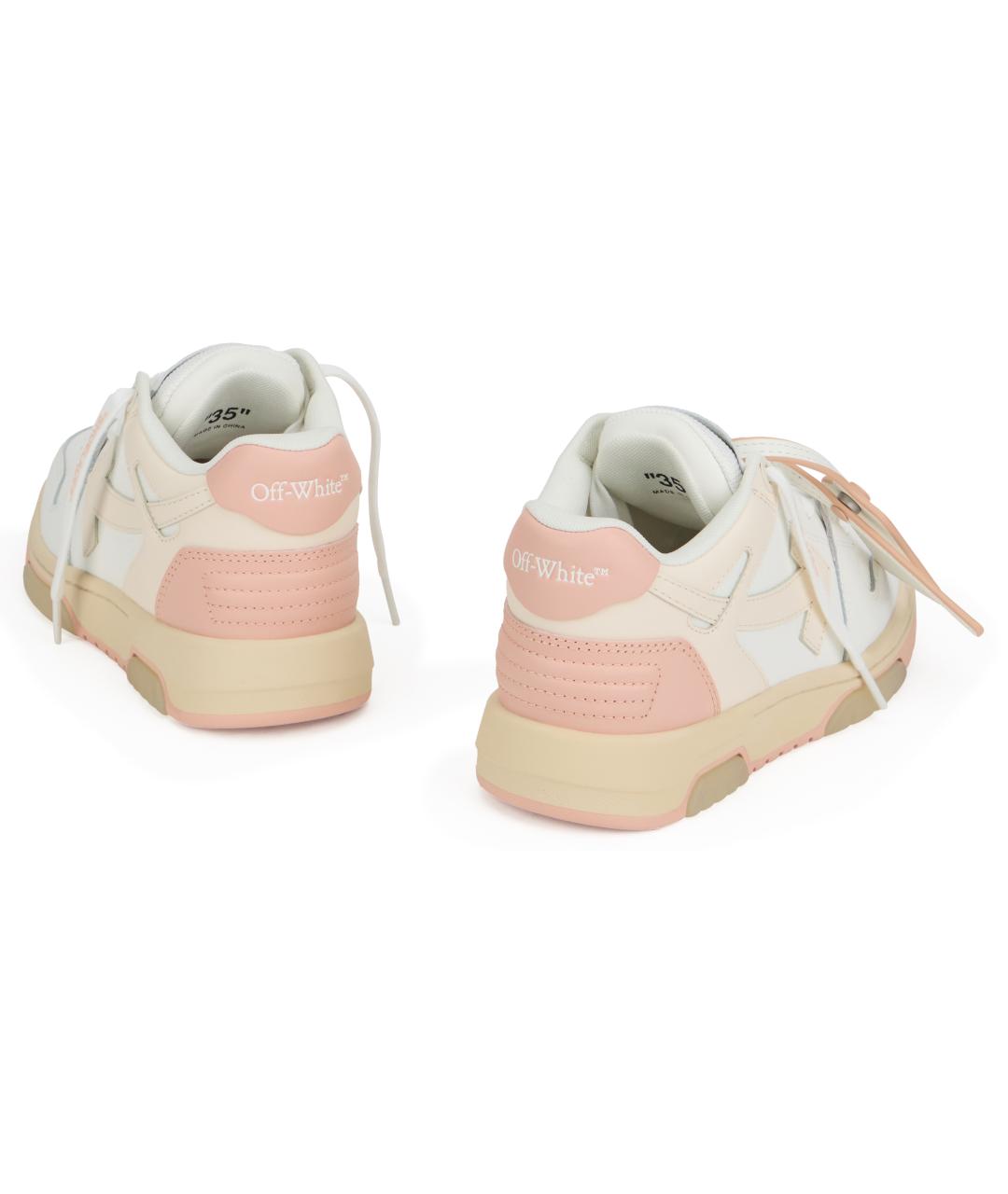 OFF-WHITE Мульти кожаные кроссовки, фото 4