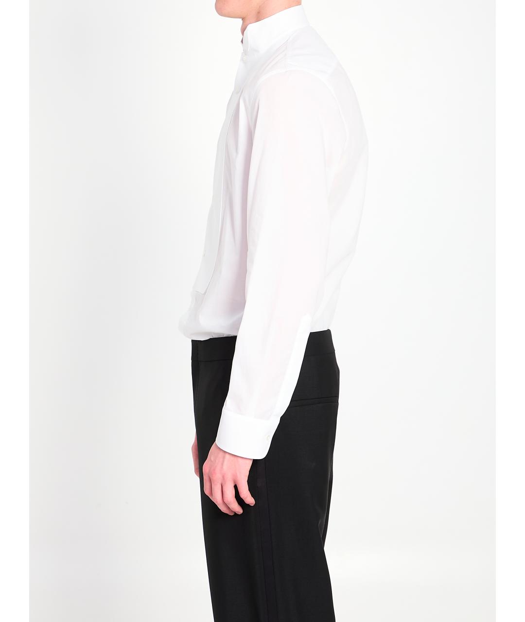 GUCCI Белая хлопковая классическая рубашка, фото 3