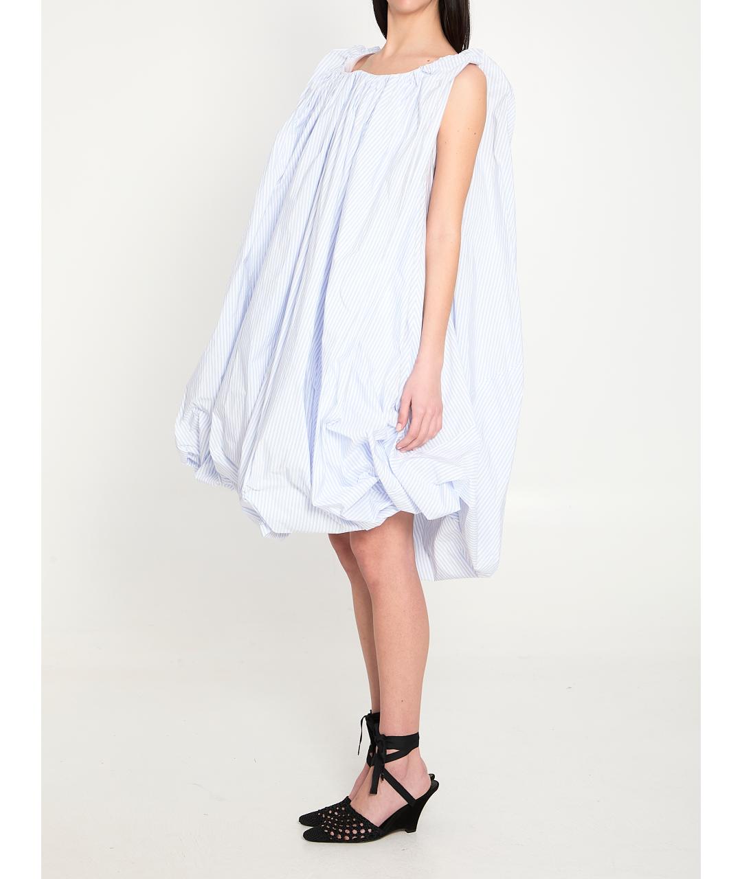 JACQUEMUS Белое полиэстеровое повседневное платье, фото 2