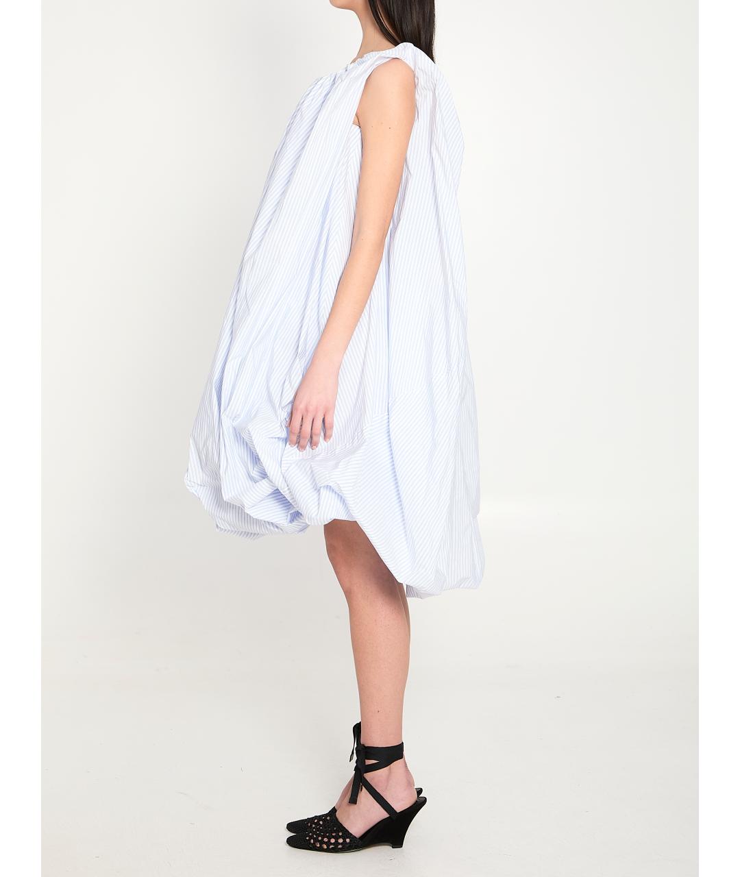 JACQUEMUS Белое полиэстеровое повседневное платье, фото 3