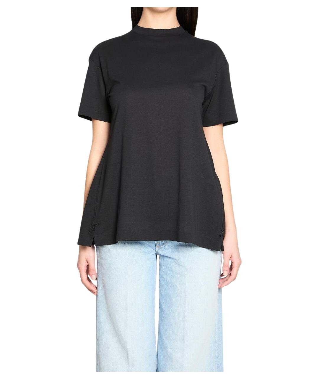 JACQUEMUS Черная футболка, фото 1