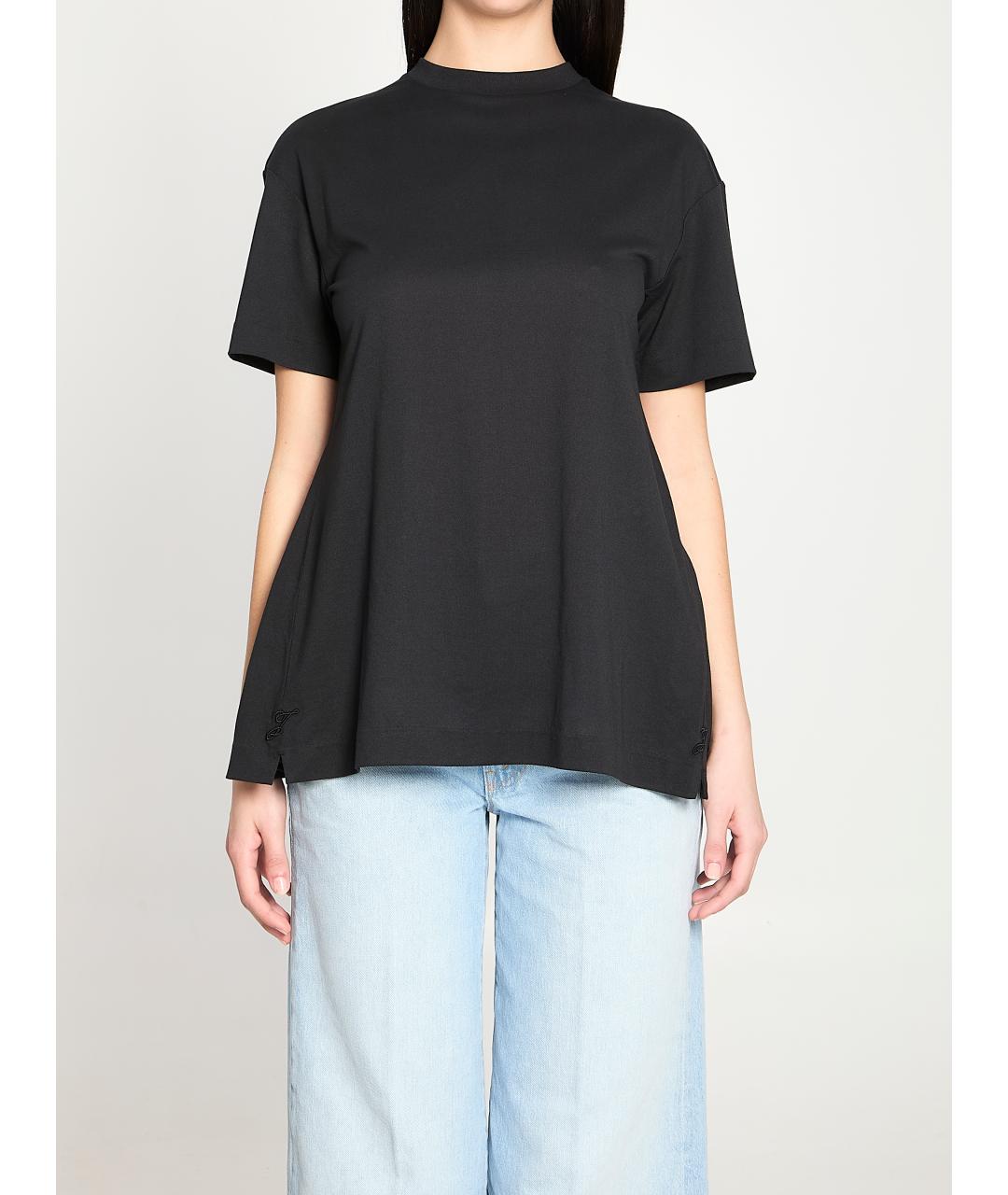 JACQUEMUS Черная футболка, фото 5