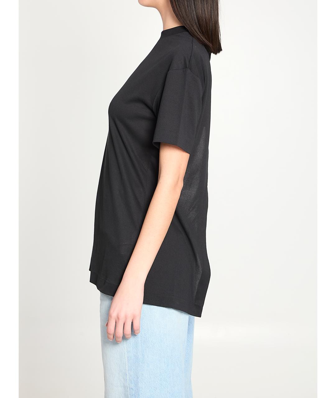 JACQUEMUS Черная футболка, фото 3