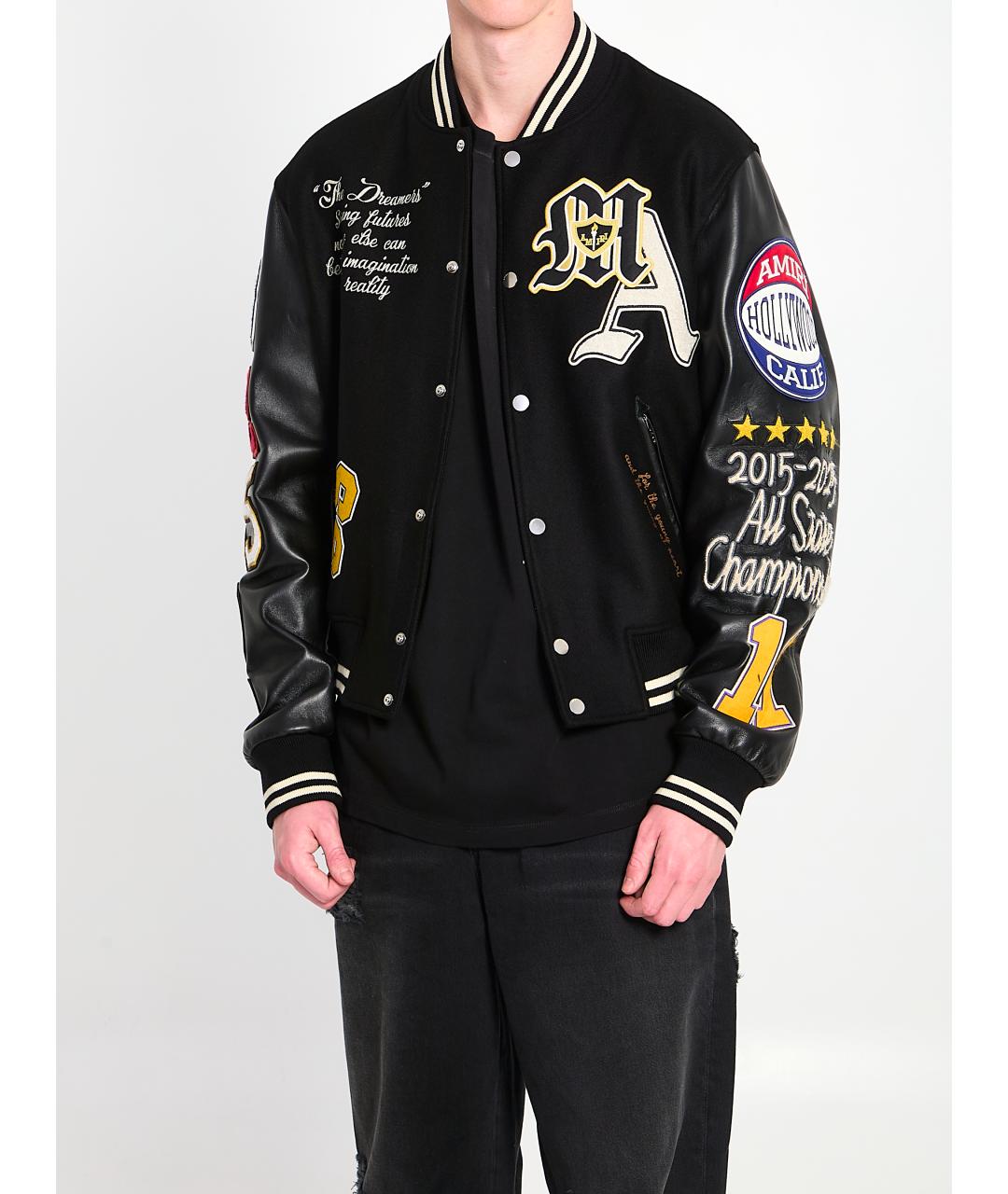 AMIRI Черная шерстяная куртка, фото 3