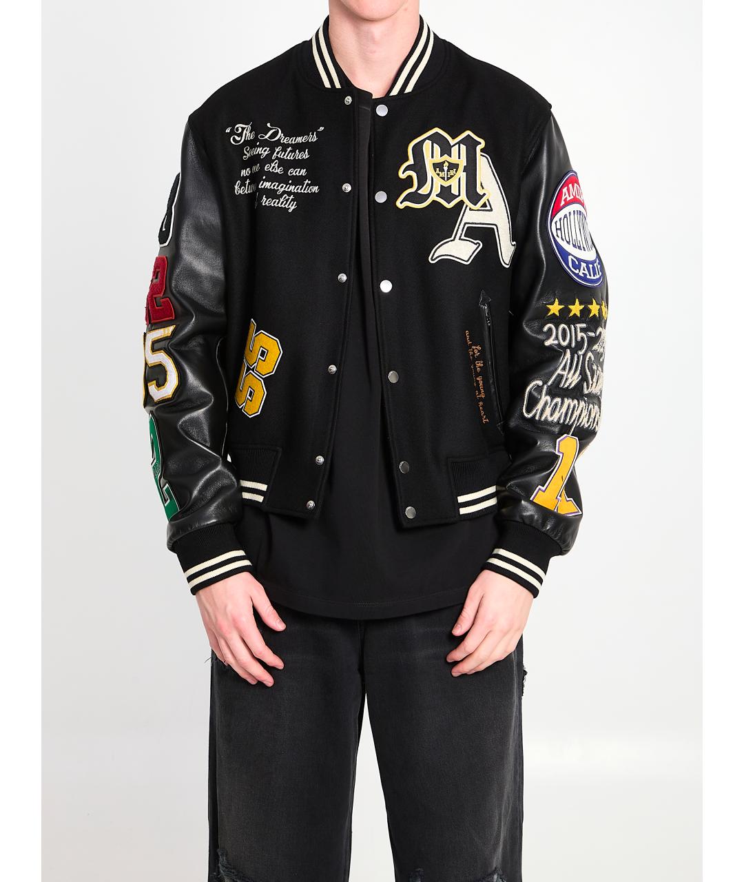 AMIRI Черная шерстяная куртка, фото 2