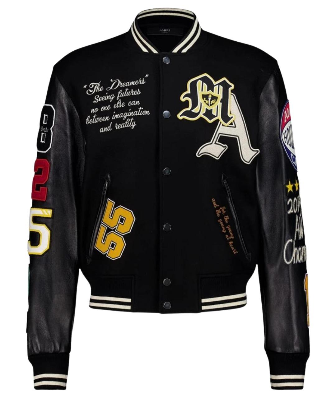 AMIRI Черная шерстяная куртка, фото 1