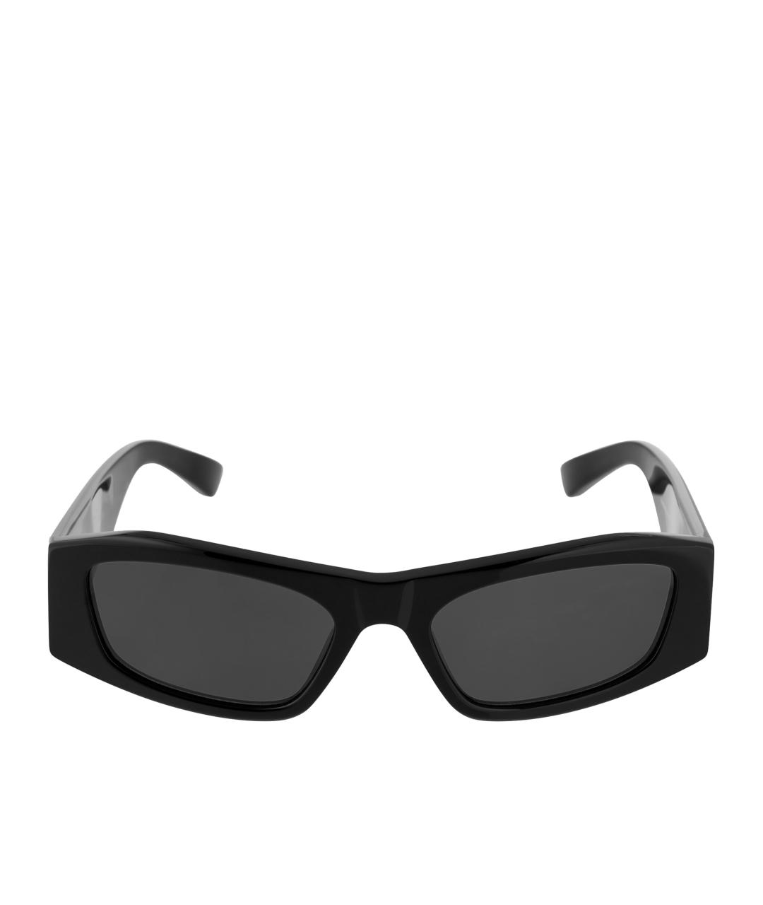BALENCIAGA Черные пластиковые солнцезащитные очки, фото 1