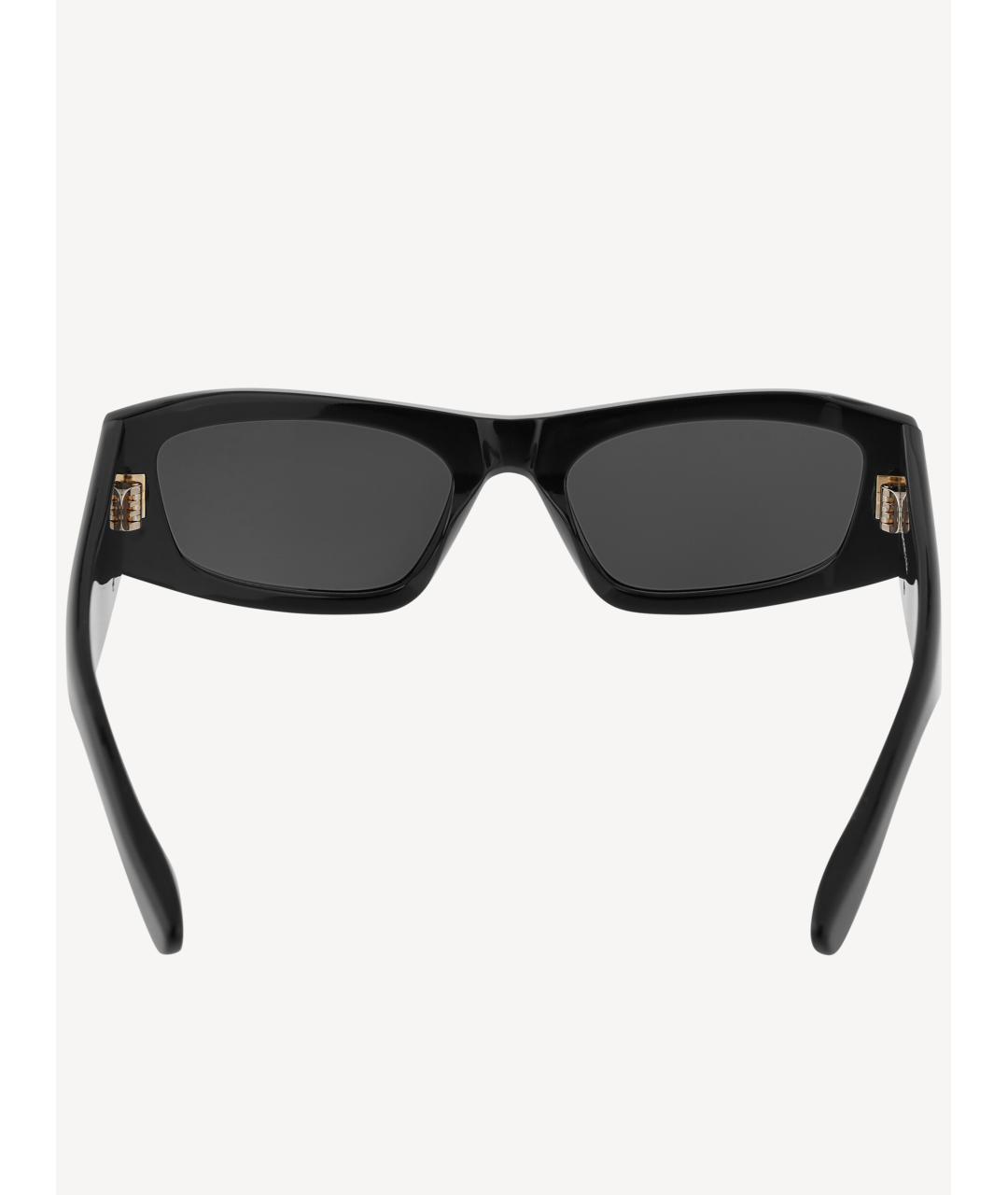 BALENCIAGA Черные пластиковые солнцезащитные очки, фото 2