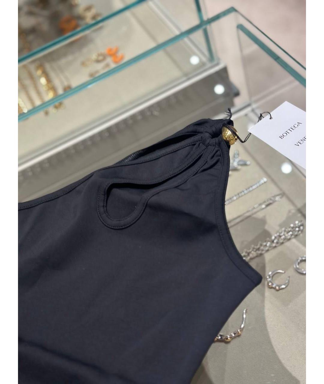 BOTTEGA VENETA Черный купальник, фото 3