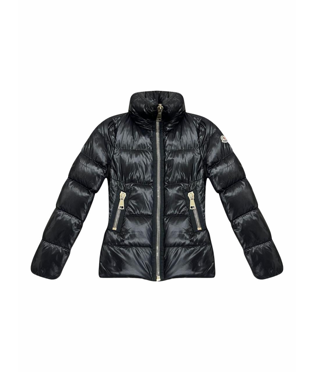 MONCLER Черный пуховик, фото 1