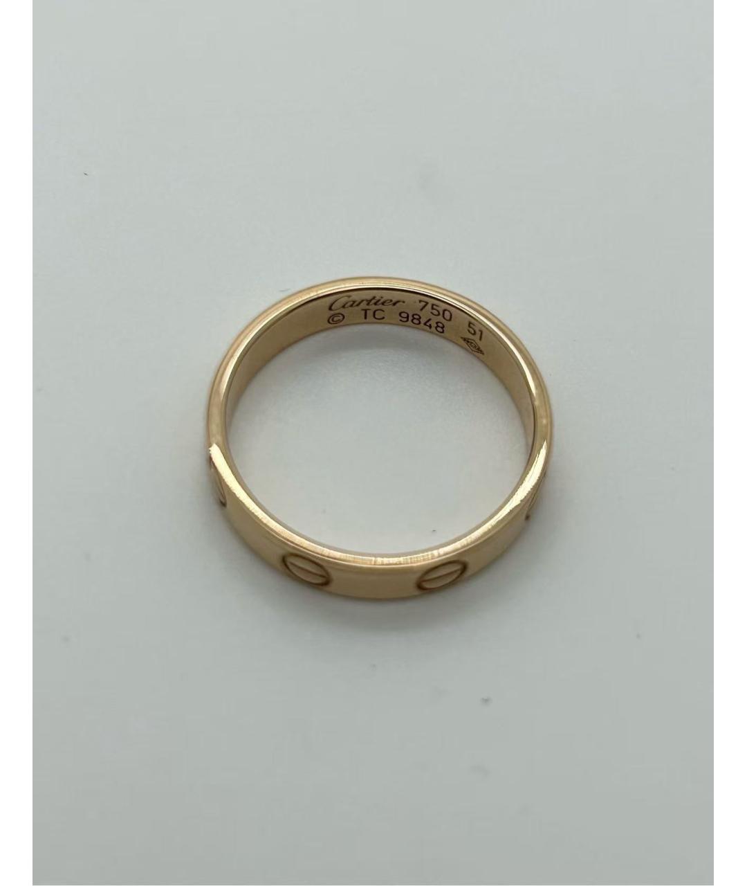 CARTIER Золотое кольцо из розового золота, фото 4