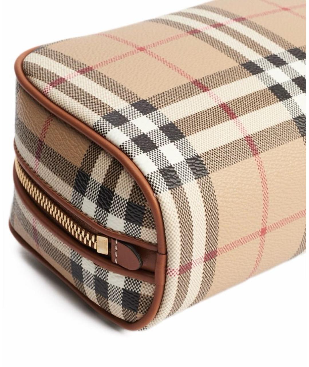 BURBERRY Бежевая косметичка, фото 7