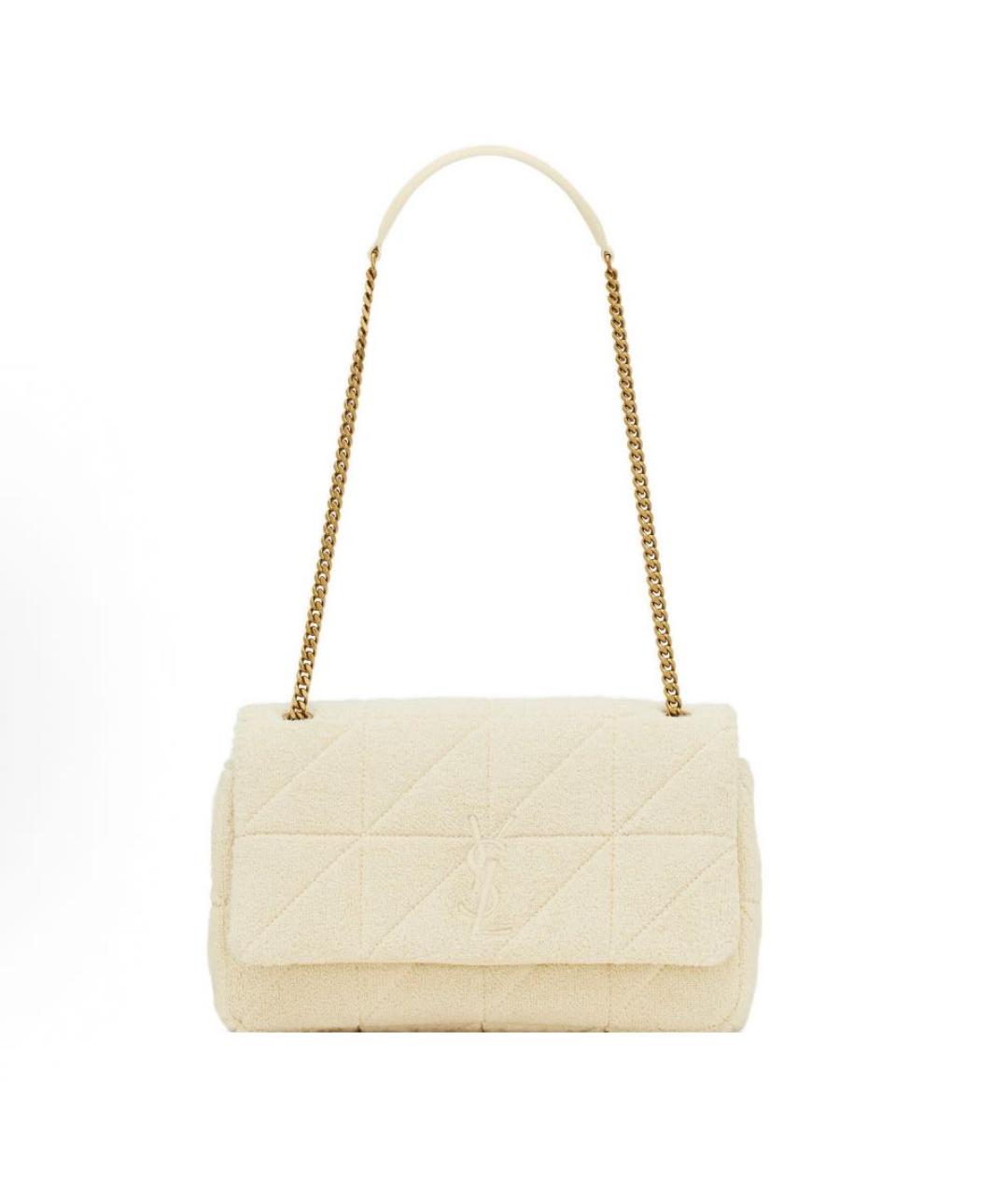 SAINT LAURENT Белая сумка через плечо, фото 7