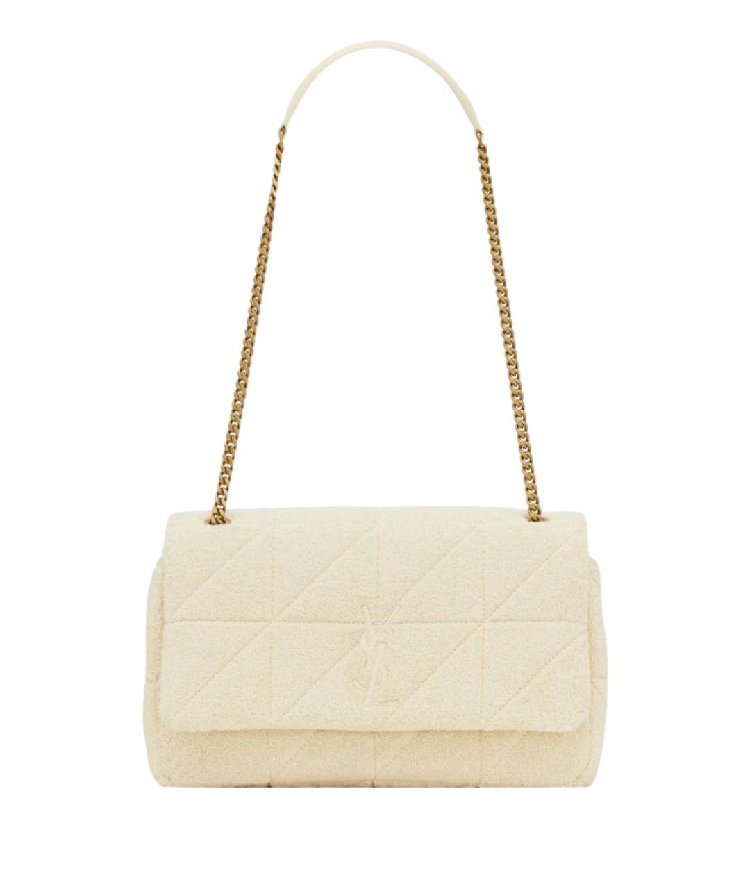 SAINT LAURENT Белая сумка через плечо, фото 1