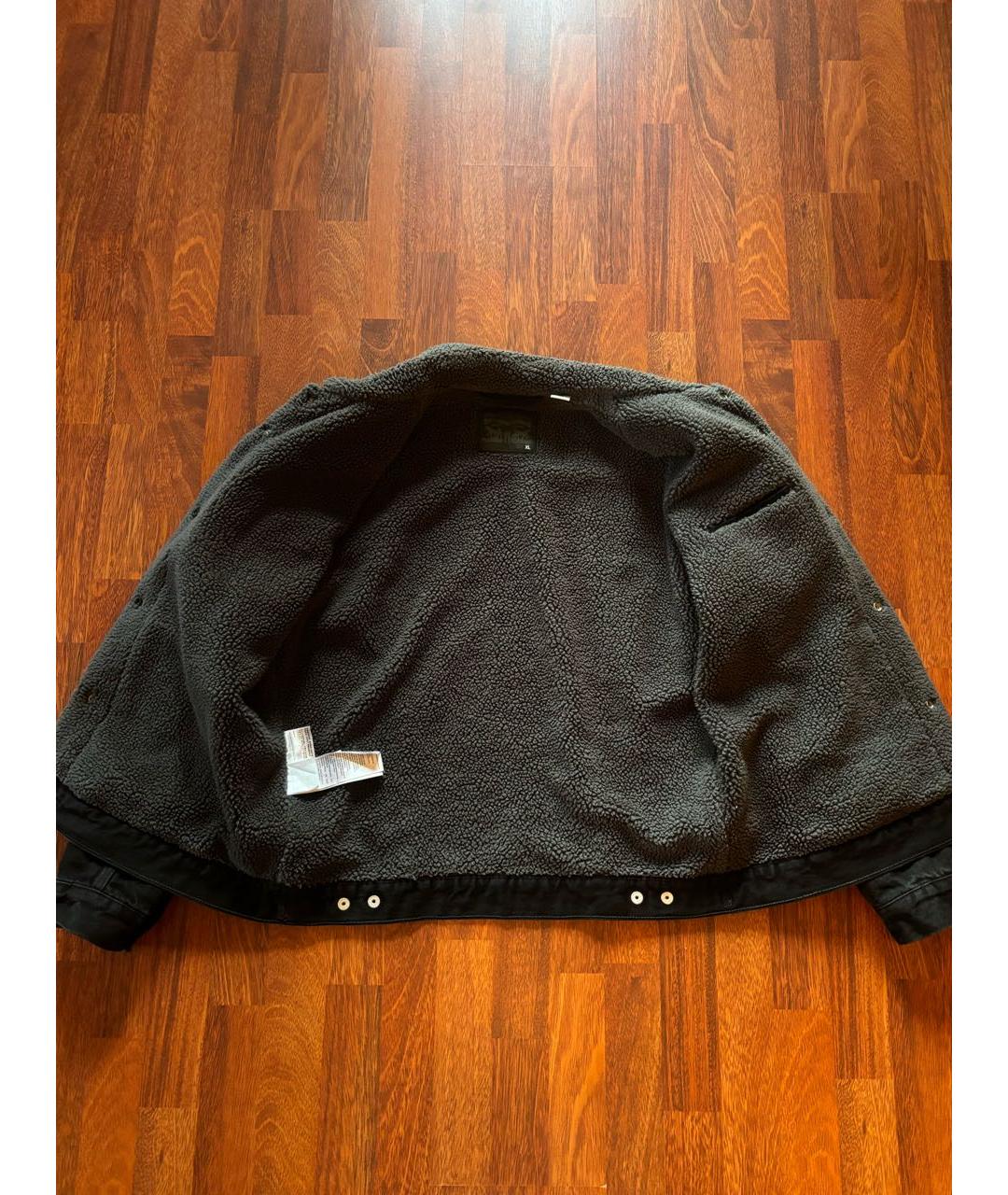 LEVI'S Черная хлопковая куртка, фото 5