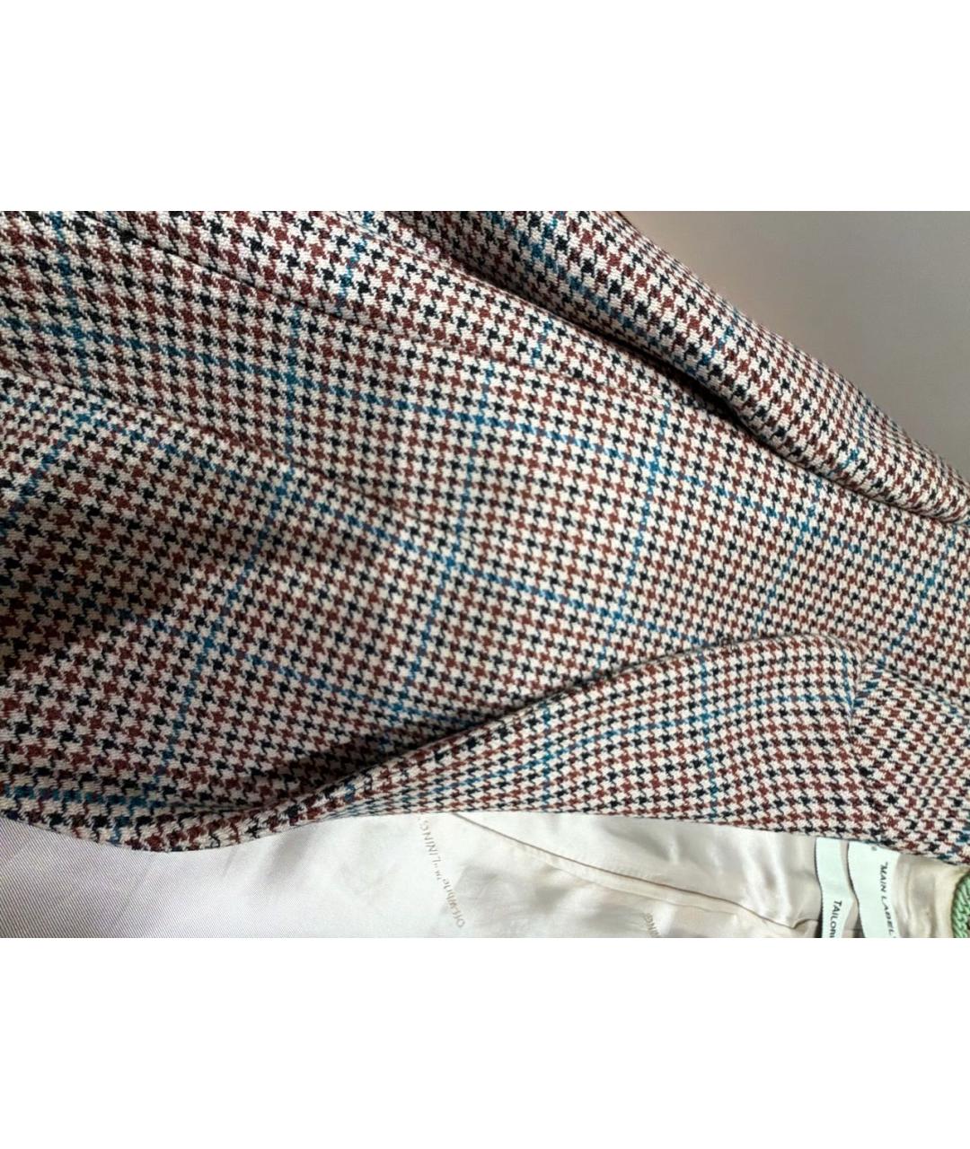 OFF-WHITE Серый шерстяной костюм с юбками, фото 4