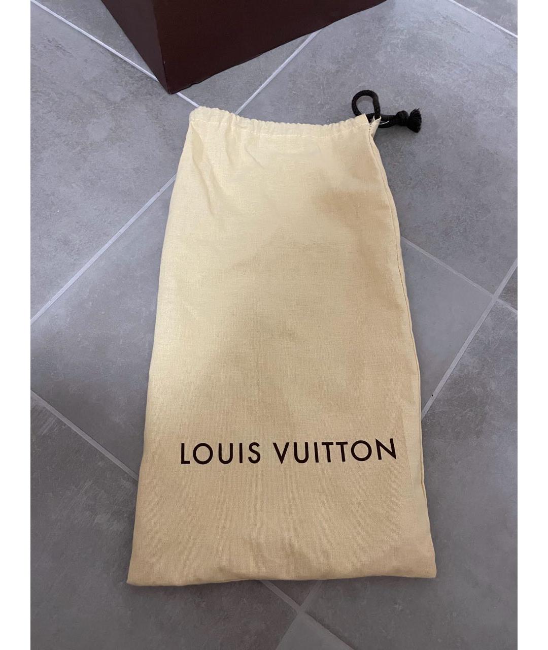 LOUIS VUITTON Черные кожаные туфли, фото 5