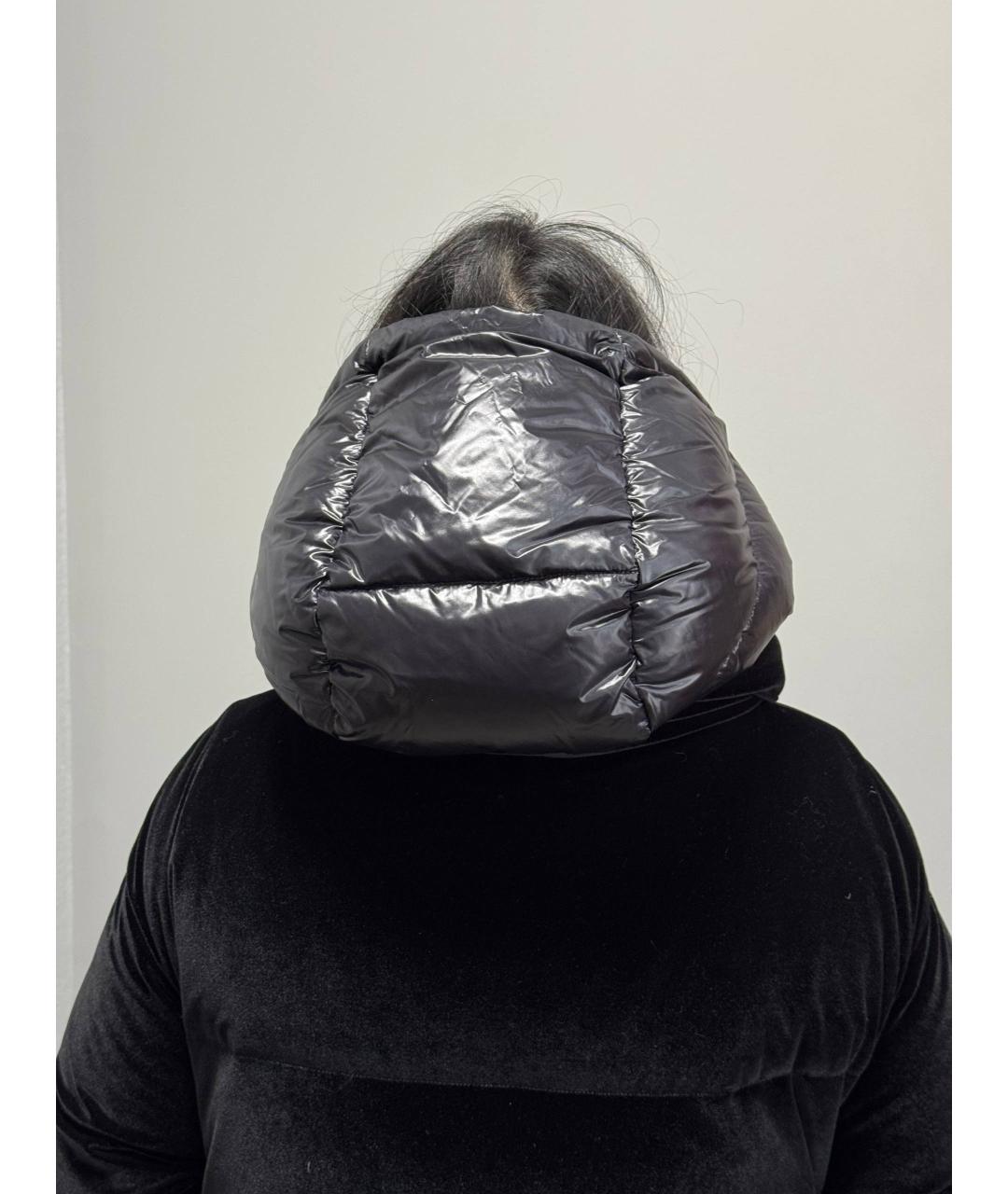 HERNO Черная бархатная куртка, фото 6