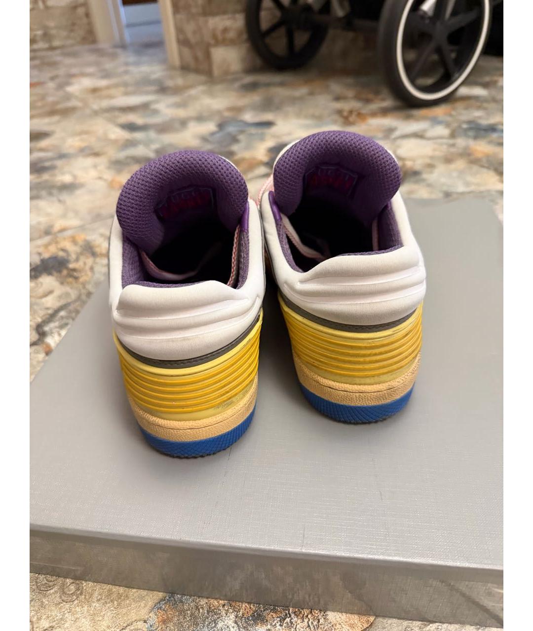 GUCCI Мульти кожаные кроссовки, фото 4