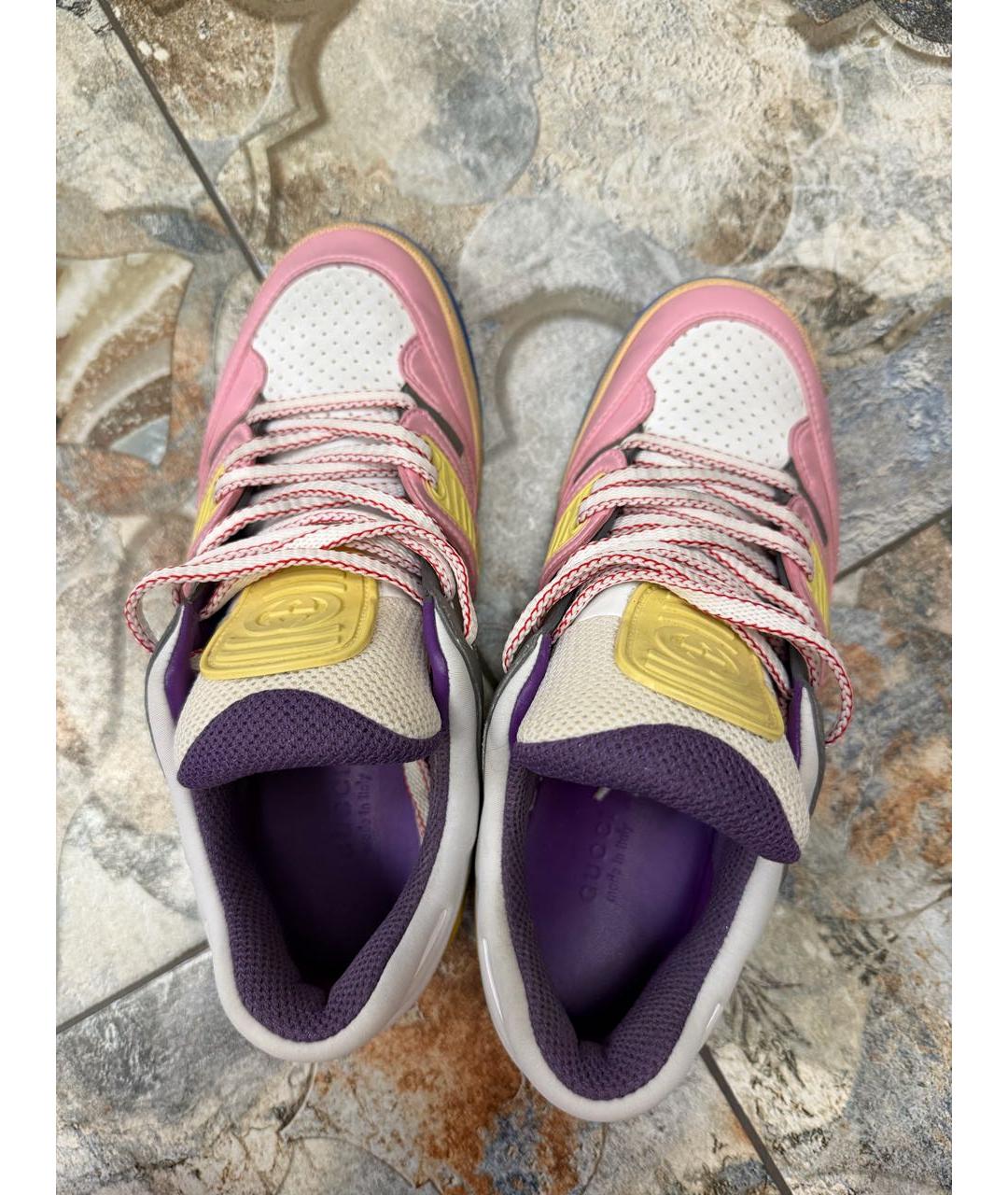 GUCCI Мульти кожаные кроссовки, фото 3