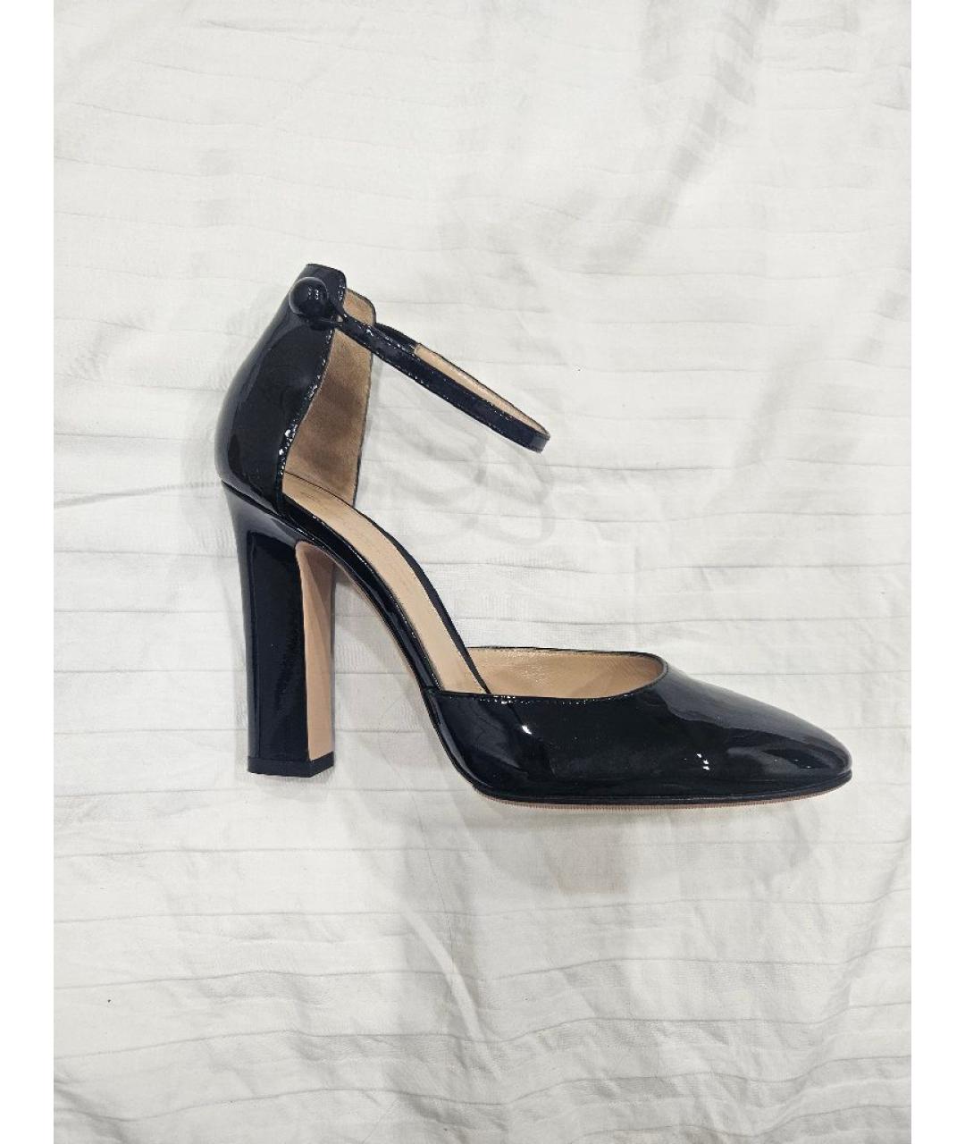 GIANVITO ROSSI Черные туфли из лакированной кожи, фото 10