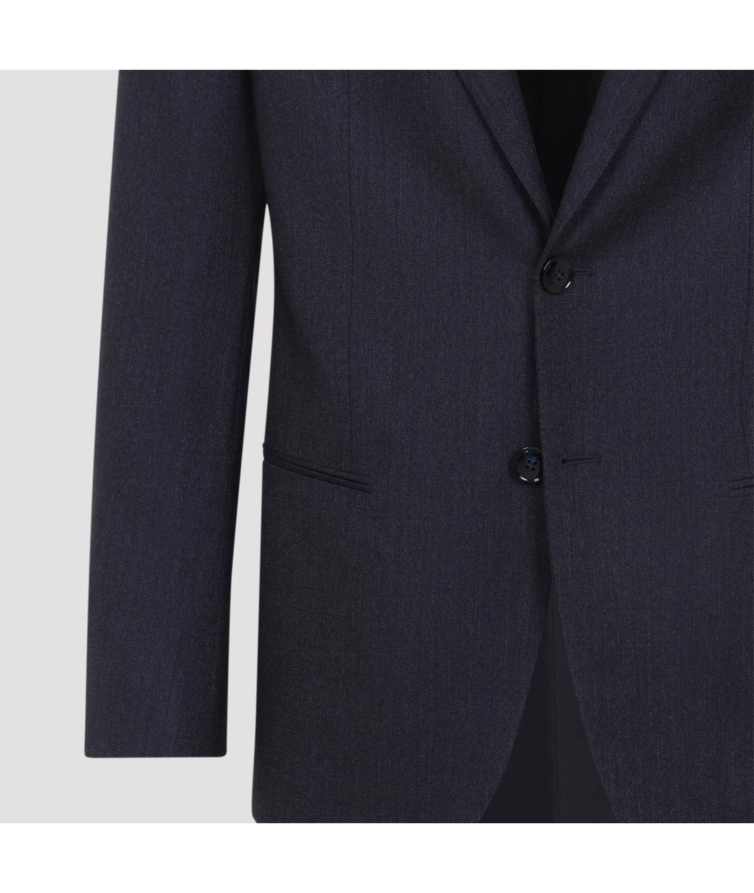 GIORGIO ARMANI Синий классический костюм, фото 5