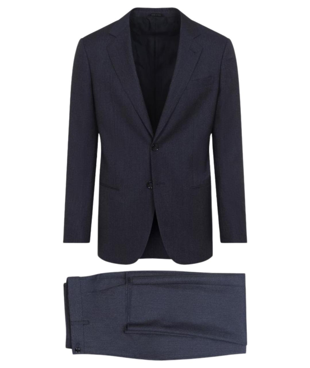 GIORGIO ARMANI Синий классический костюм, фото 1