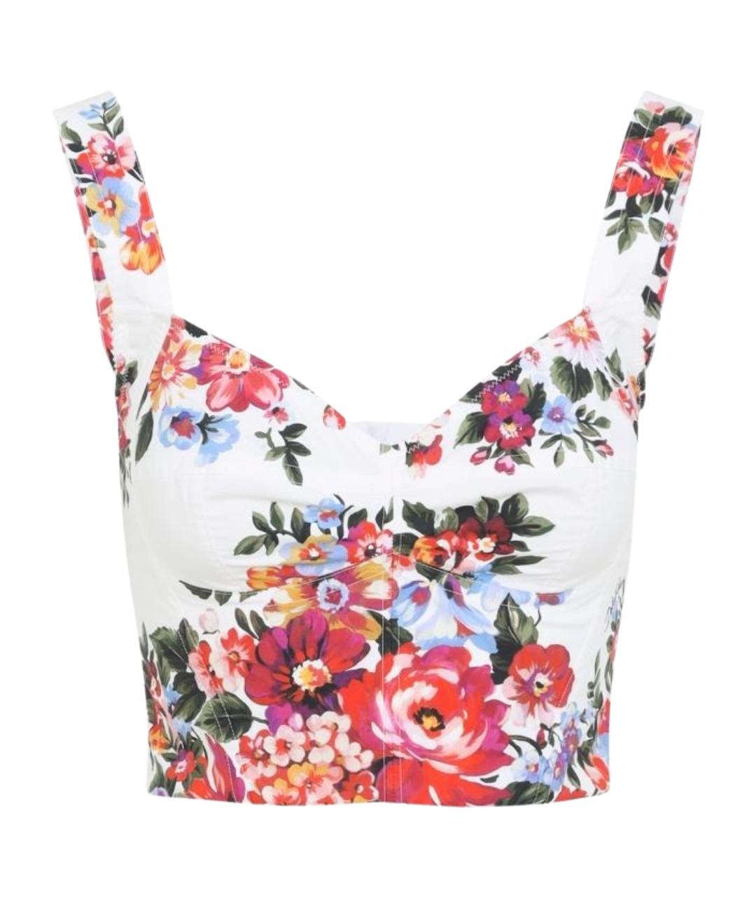 DOLCE&GABBANA Мульти хлопковая майка, фото 1