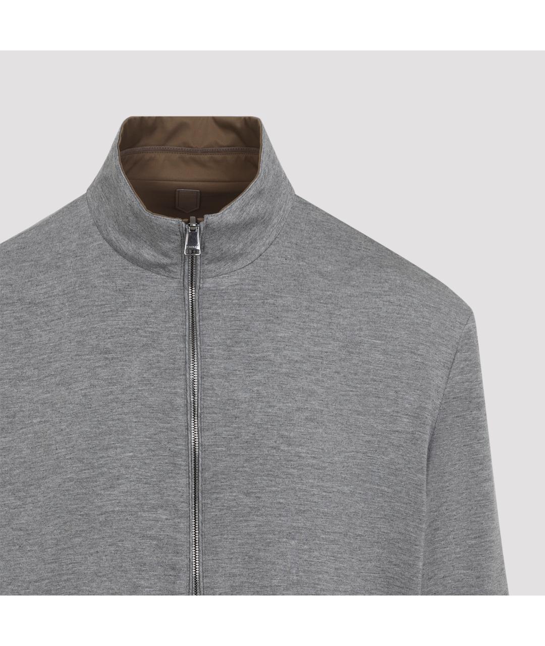 CANALI Коричневая полиэстеровая куртка, фото 8